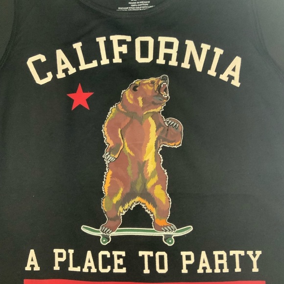 California Graphic Tank Top Men Size XL - Picture 4 of 5